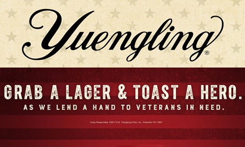 Yuengling Lagers for Heroes